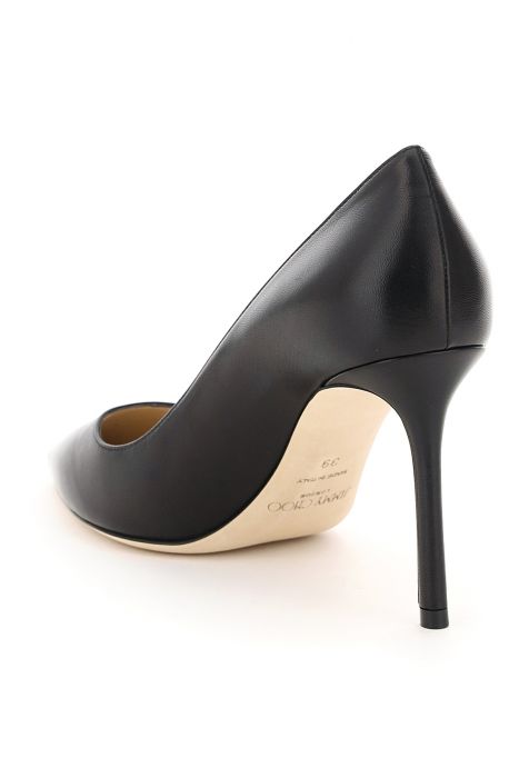 jimmy choo nappa leather romy 85 pumps