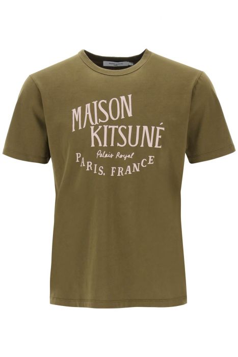 maison kitsune 'palais royal' print t-shirt