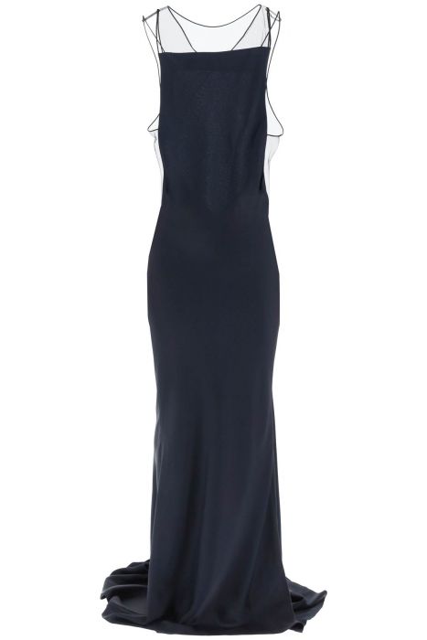 maison margiela hammered satin gown