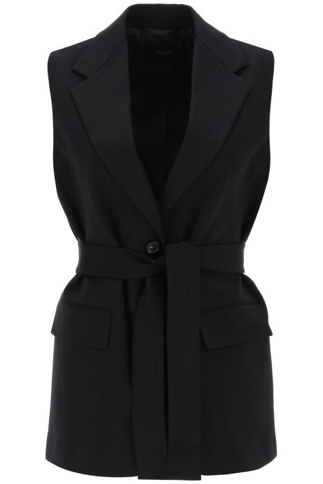 weekend max mara 'nido' waistcoat in jersey