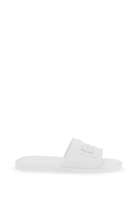 dolce & gabbana dg rubber slides