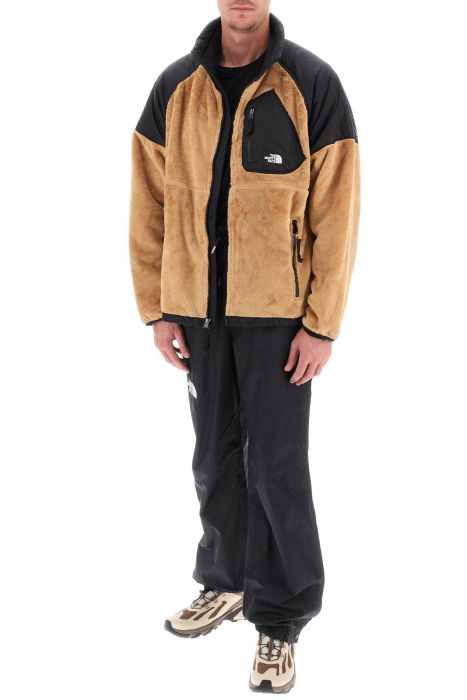 the north face fleece jacket with nylon inserts