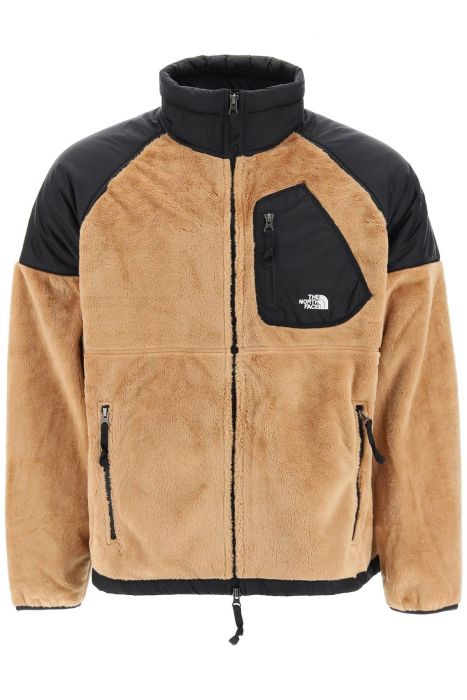 the north face fleece jacket with nylon inserts