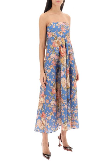 zimmermann august linen bandeau dress