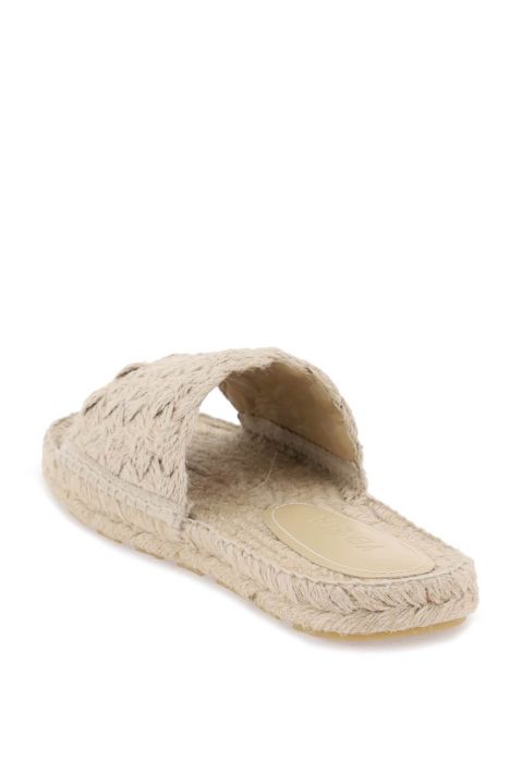 bottega veneta raffia jack slides