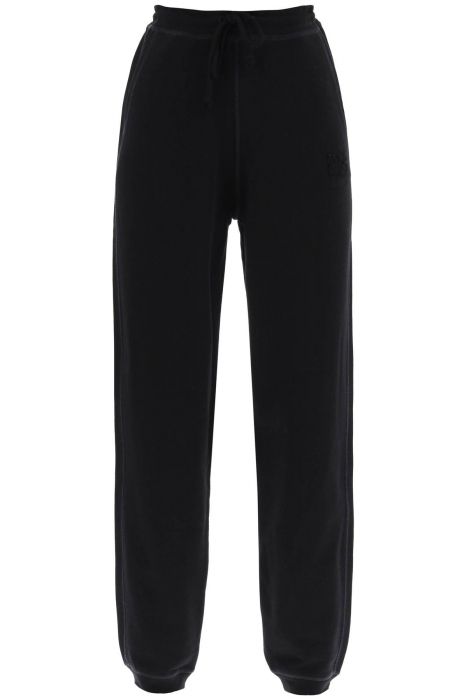 ganni joggers in cotton french terry