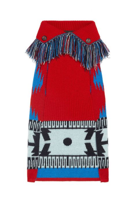 alanui pullover per cani 'icon sweater' x poldo dog couture