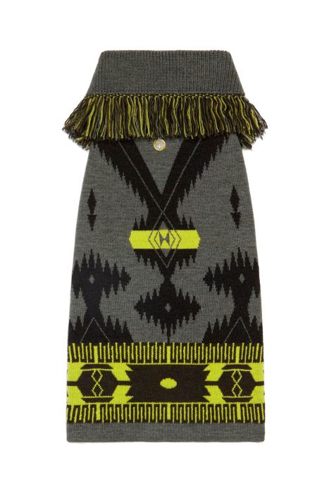 alanui pullover per cani 'icon sweater' x poldo dog couture