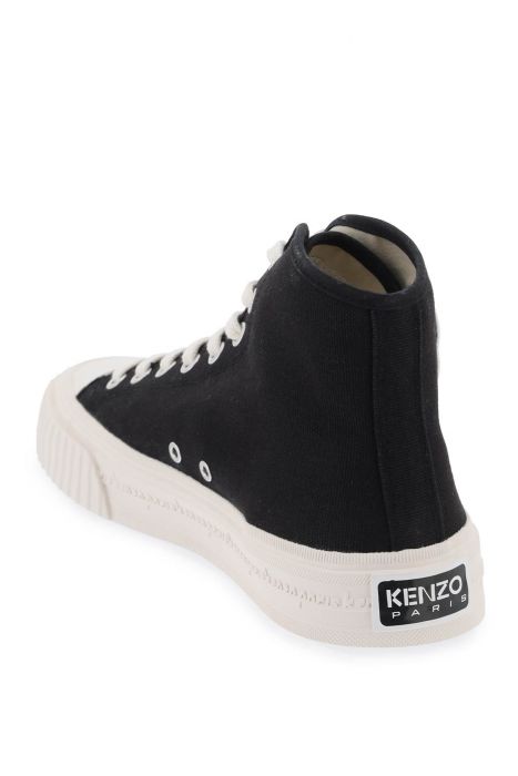 kenzo canvas kenzo foxy high-top sneakers