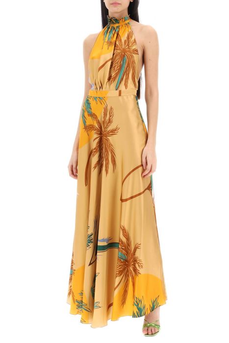 raquel diniz giovanna silk satin maxi dress