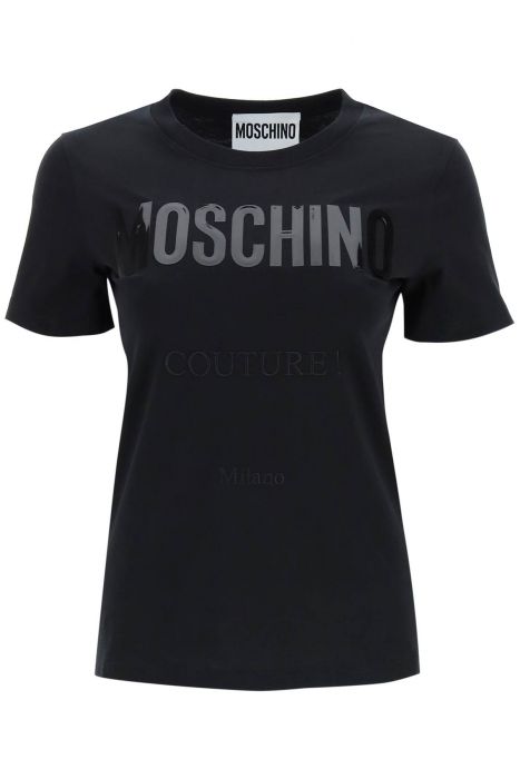 moschino vinyl logo t-shirt