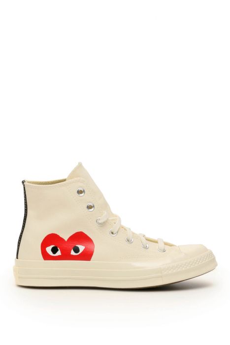 comme des garcons play comme des garcons play chuck 70 hi-top sneakers