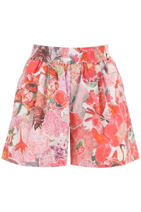 marni floral print shorts