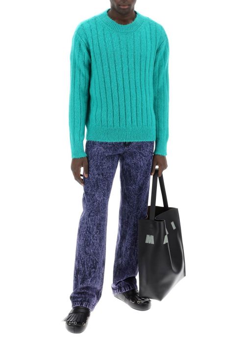 marni brushed mohair pul