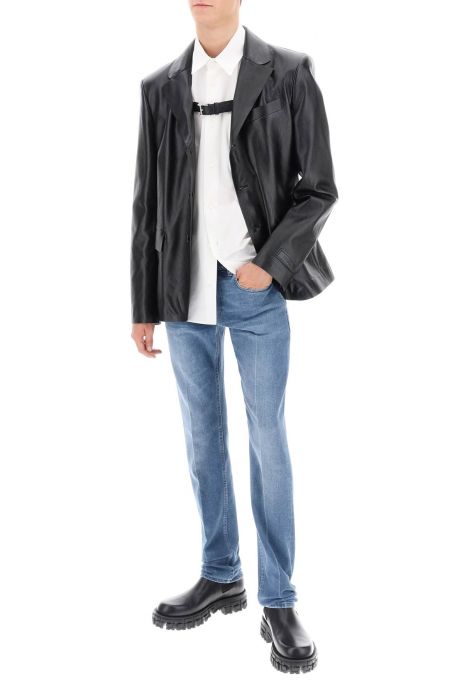 versace stretch denim slim fit jeans