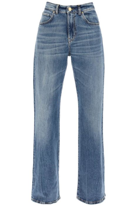 pinko jeans loose a gamba ampia wanda
