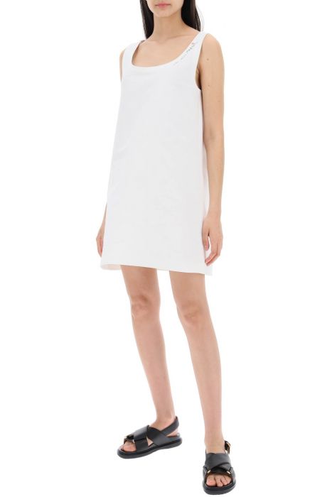 marni flared dress with hand-embroidered