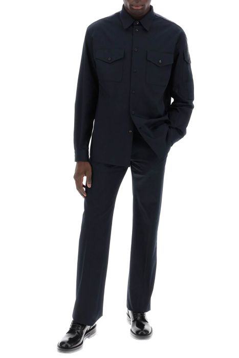 alexander mcqueen chino pants with logo lettering on the