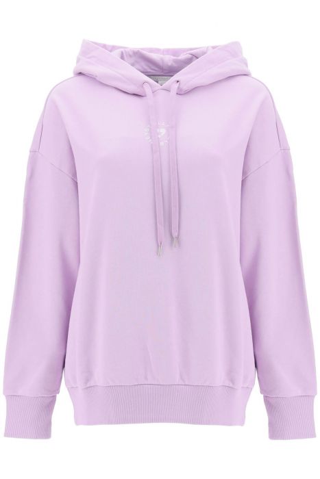 stella mccartney iconic mini heart hooded sweatshirt