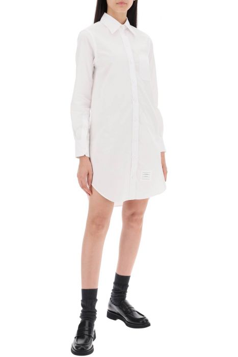 thom browne short button-down blouse