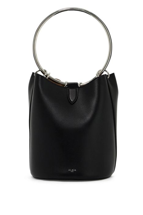 alaia borsa ring bucket lar in pelle