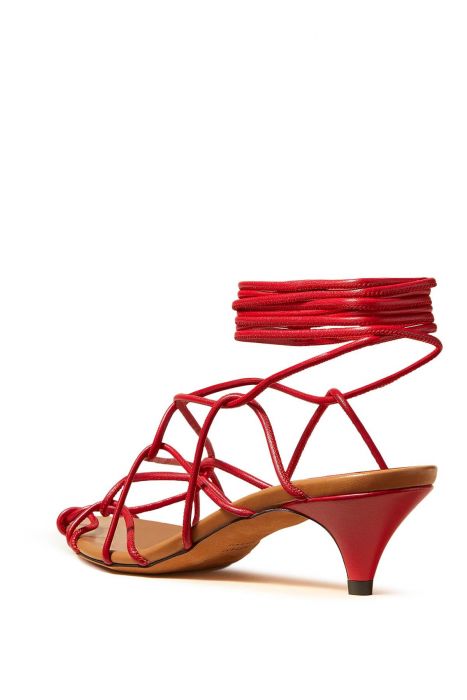 khaite "arden low heel sand