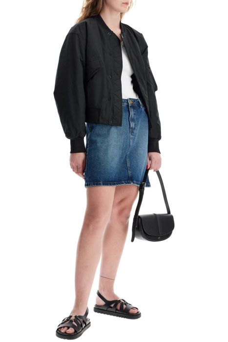 a.p.c. denim mini skirt