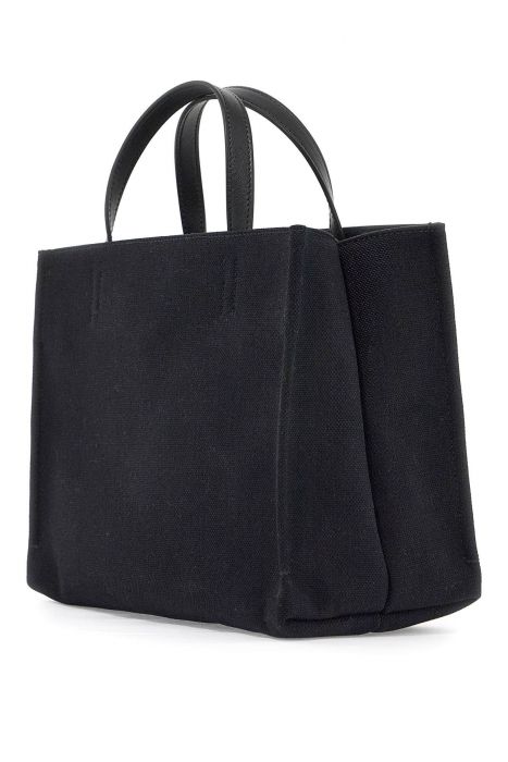 ferragamo logo printed small tote bag