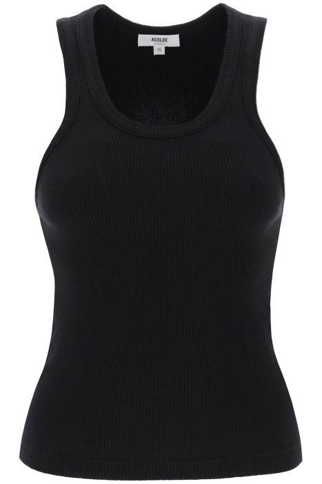 agolde poppy ribbed tank top