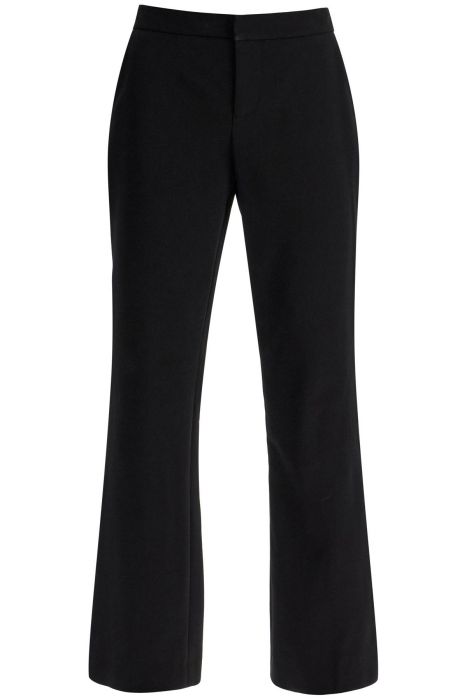 balmain bootcut crepe pants in