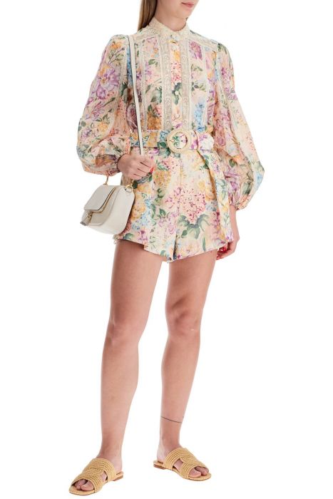 zimmermann halliday lace-trimmed shirt