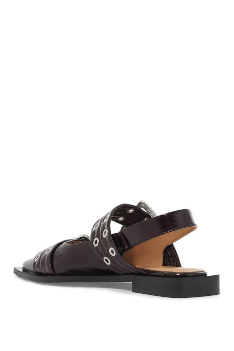 ganni slingback flats