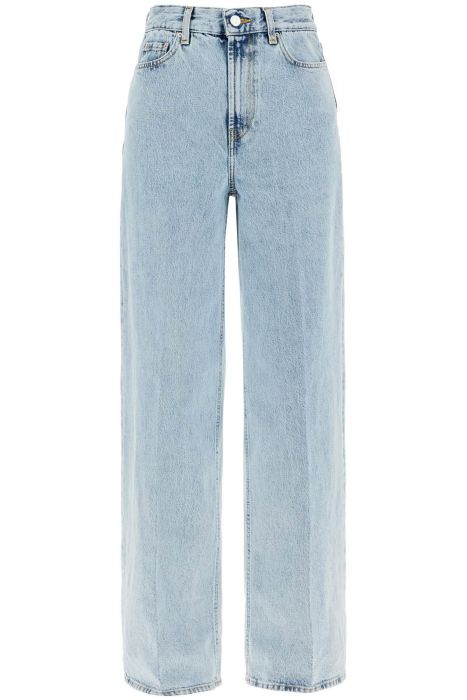 toteme jeans wide leg in cotone organico