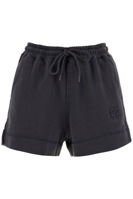 ganni sweatshirt fabric shorts