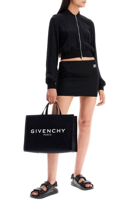 givenchy wool mini skirt with 4g
