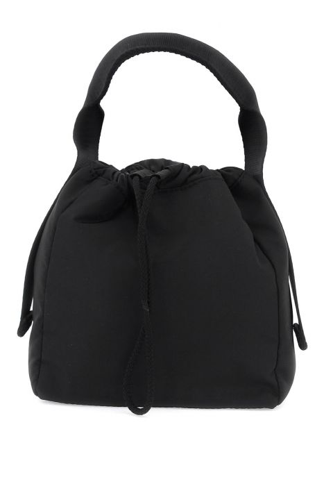 ganni recycled nylon handbag with 9