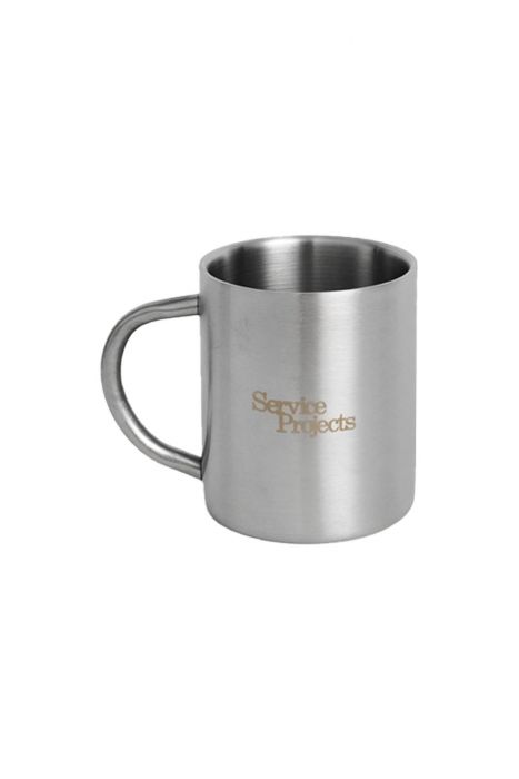 service projects tazza mug in acciaio con logo
