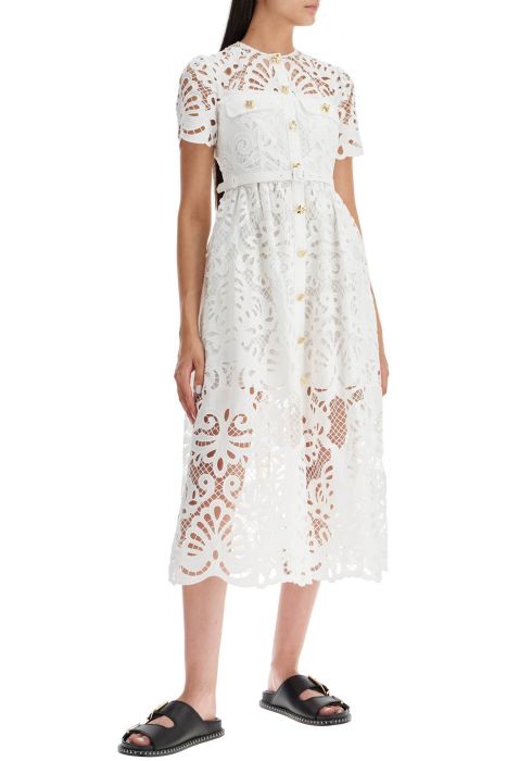 bra632 midi lace dress in seven