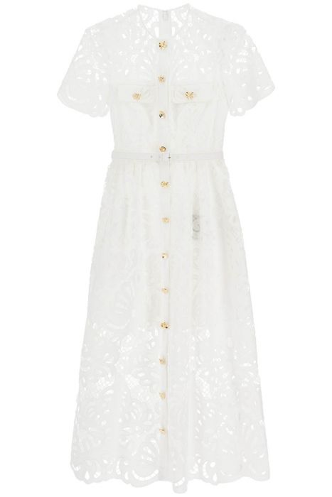 bra632 midi lace dress in seven