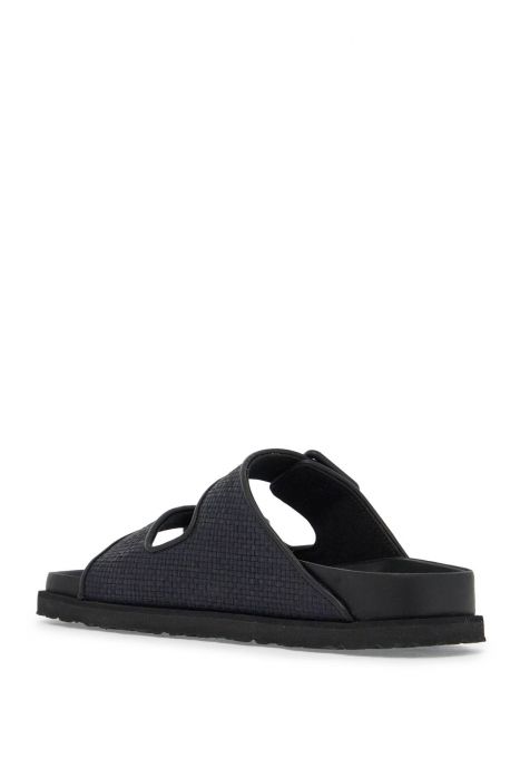 birkenstock 1774 arizona raffia slide