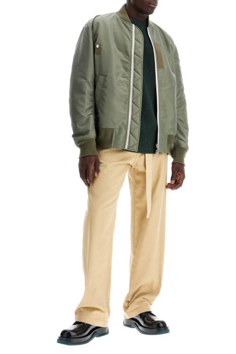 sacai layered effect pullover