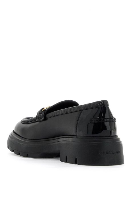 ferragamo loafers with double g