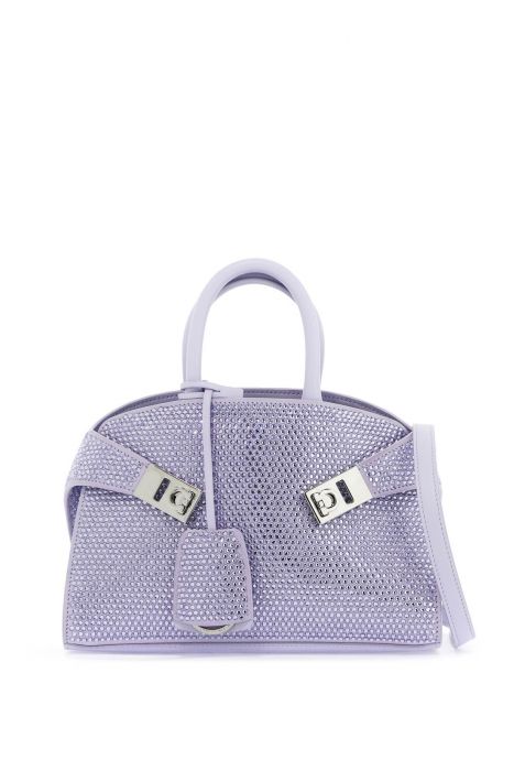 ferragamo hug handbag with crystals (s)