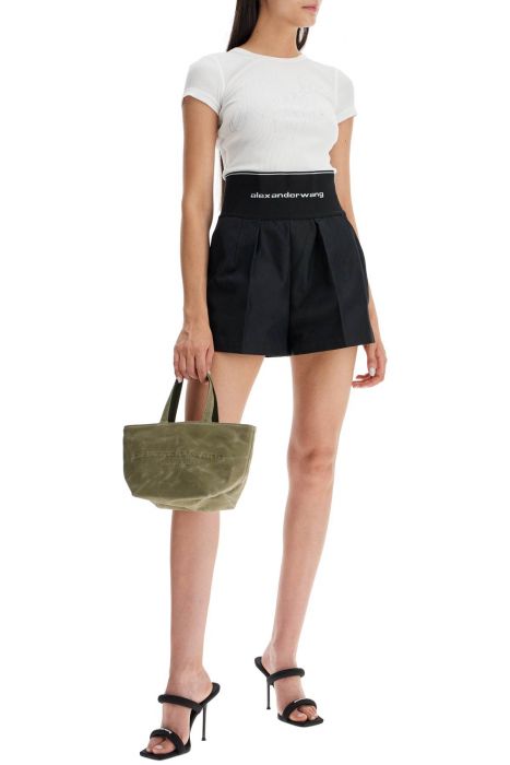 alexander wang small canvas tote bag with punch design
