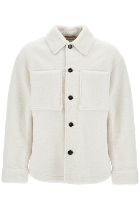bottega veneta shearling oversh