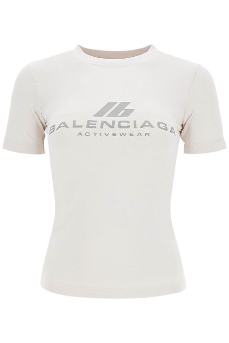 balenciaga reflective logo t-shirt