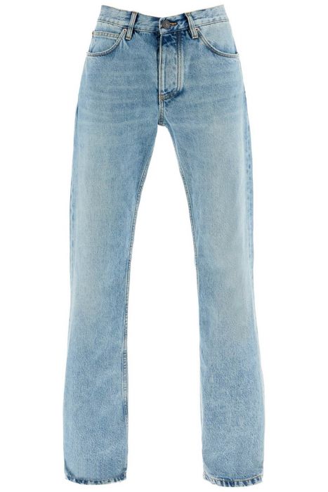 balenciaga low-rise straight leg jeans