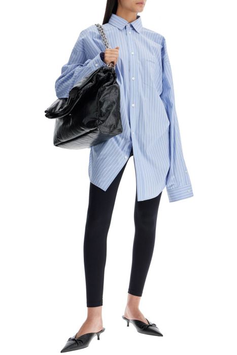 balenciaga asymmetric oversized shirt