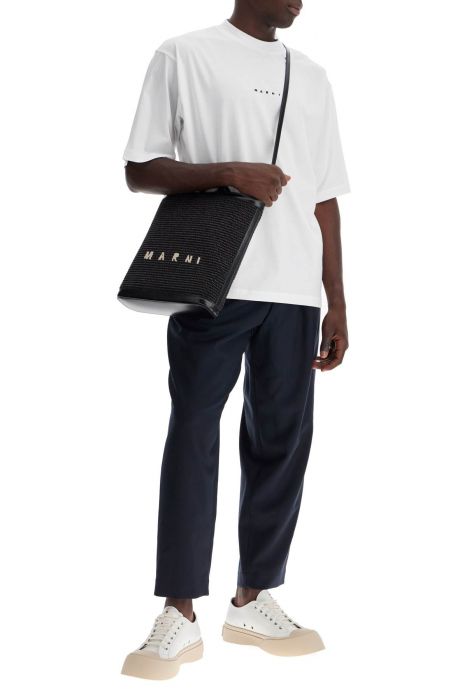 marni tropical wool cropped pants in