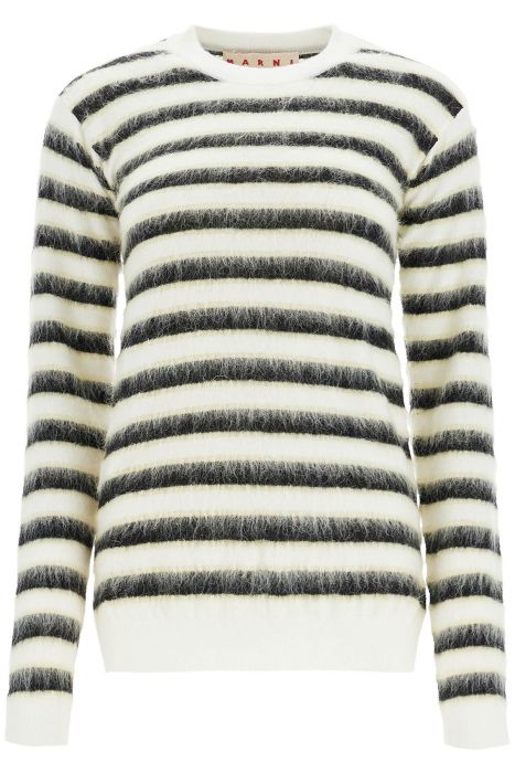 marni striped crewneck pullover